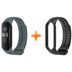 Xiaomi Mi Band 5 MiJobs Dual Color Crow Green/Black (MJ5-DSS019CGB) ТОП в Ужгороде