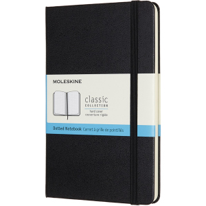 Нотатник Moleskine Classic 11,5 х 18 см 192 сторінок у крапку Чорна (8058647626611) в Ужгороді