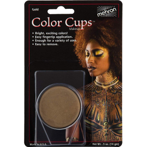 Кремовый грим Mehron Color Cups Gold 12 г (CCC-GD) (764294502106) лучшая модель в Ужгороде