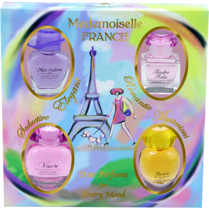 Набір мініатюр парфумерної води Charrier Parfums Mademoiselle France (3442070444112) ТОП в Ужгороді