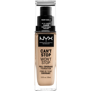 Жидкая тональная основа NYX Professional Makeup Can`t Stop Won`t Stop 24-Hour Foundation 6.3 Warm Vanilla 30 мл (800897181154) ТОП в Ужгороде