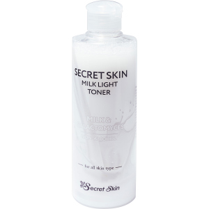 Осветляющий тонер для лица с молочными протеинами Secret Skin Milk Light Toner 250 мл (8809540516666)