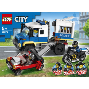 Конструктор LEGO City Police Полицейская машина для перевозки заключенных 244 детали (60276) ТОП в Ужгороде