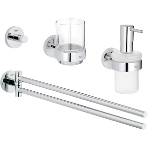 Набір аксесуарів Grohe Essentials (40846001) краща модель в Ужгороді