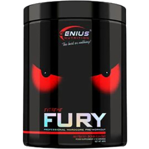 Передтренувальний комплекс Genius Nutrition Fury extreme 400 г Малина (5402975089922) в Ужгороді