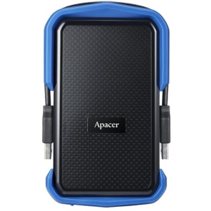 Жорсткий диск HDD ext 2.5 USB 2.0TB Apacer AC631 Black/Blue (AP2TBAC631U-1) ТОП в Ужгороді