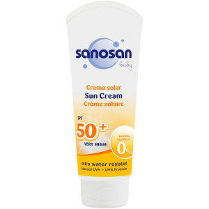 Дитячий сонцезахисний крем Sanosan Baby SPF 50 75 мл (4003583197682) в Ужгороді