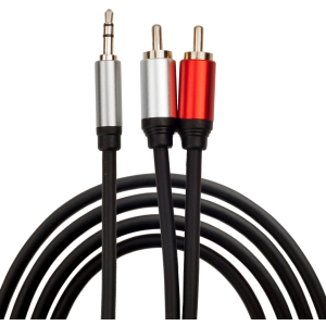 Кабель ProfCable 3.5мм Stereo Plug to 2хRCA Plugs Cable 10 м Black (1-1000) рейтинг