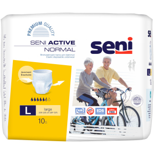 Подгузники-трусики для взрослых Seni Active Normal Large 10 шт (5900516693053) лучшая модель в Ужгороде