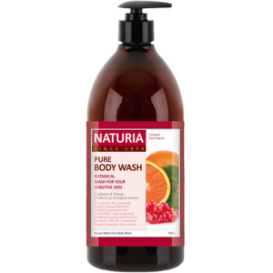 Гель для душа Naturia Клюква/Апельсин Pure Body Wash (Cranberry & Orange) 750 мл (8802929996677) рейтинг