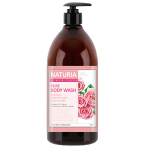 Гель для душа Naturia Роза/Розмарин Pure Body Wash Rose & Rosemary 750 мл (8802929996691) ТОП в Ужгороде