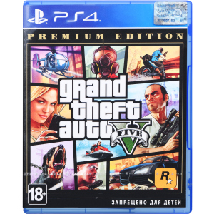 Гра Grand Theft Auto V Premium Edition для PS4 (Blu-ray диск, Російський subtitles) в Ужгороді