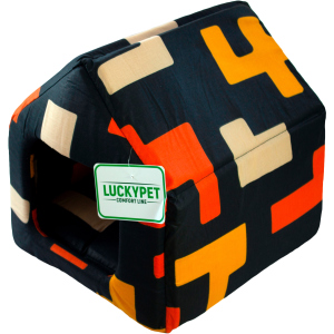 хороша модель Будиночок для собак і кішок Lucky pet Джессі №1 30x33x33 см Геометрія (4820224211978)