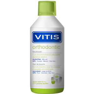 Ополаскиватель для полости рта Dentaid Vitis Orthodontic 500 мл (8427426046757/8427426061972) лучшая модель в Ужгороде