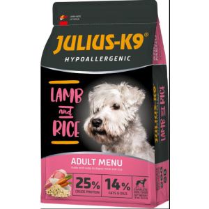 Сухий гіпоалергенний корм для дорослих собак вищої якості Julius-K9 LAMB and RICE Adult З ягнятком та рисом 12 кг (5998274312590) ТОП в Ужгороді