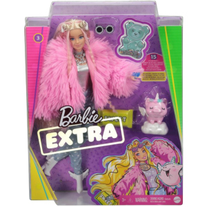 Лялька Barbie Екстра в рожевій пухнастій шубці (GRN28) (0887961908480) в Ужгороді