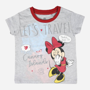 Футболка Disney MINNIE 2200004949 128 см (8 років) Сіра (8427934376551) рейтинг