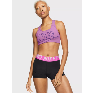 Спортивний топ Nike W Nk Df Swsh Futura Gx Bra BV3643-591 L Ліловий (194957196548) в Ужгороді