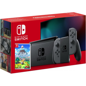 Nintendo Switch Gray (Upgraded version) + Игра The Legend of Zelda: Link's Awakening (русская версия) рейтинг