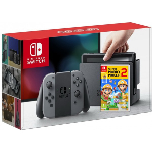 Nintendo Switch Gray + Гра Super Mario Maker 2 (російська версія) ТОП в Ужгороді