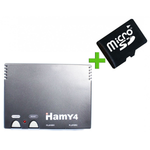 купить Игровая приставка Hamy 4 Черная (+2200 игр. Поддержка игр Денди + Сега МД2)