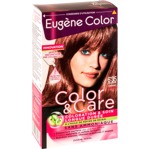 Фарба для волосся Eugene Perma без аміаку Color & Care 6.35 Темний Блондин Золотистий Червоне Дерево 125 мл (3140100336283) ТОП в Ужгороді