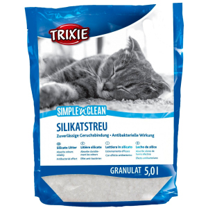 Наповнювач для котячого туалету Trixie SimplenClean Силікагелевий поглинаючий 2.3 кг 5 л (4011905040264) ТОП в Ужгороді