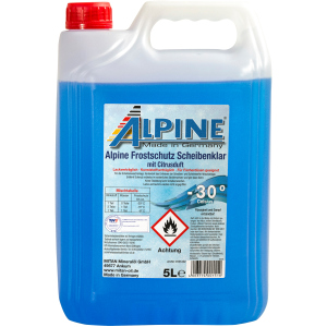 хорошая модель Зимний стеклоомыватель Alpine Frostschutz Scheibenklar -30°C 5 л (4003774001514)