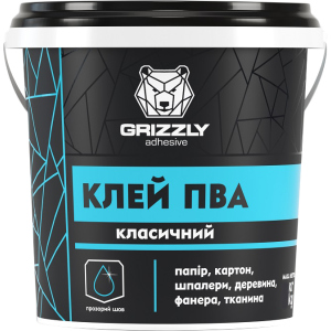 Клей ПВА Класичний Grizzly 5 кг (4823048028388) ТОП в Ужгороді