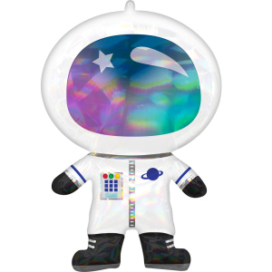 Кулька повітряна Amscan Iridescent Astronaut P40 (4119601) краща модель в Ужгороді