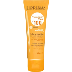 Сонцезахисний тональний крем Bioderma Photoderm Max SPF 100 Tinted Cream Light Colour 40 мл (3401353789500) в Ужгороді