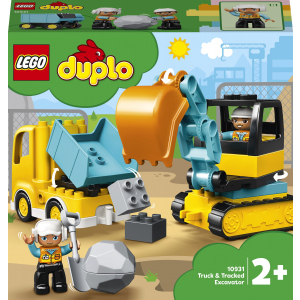 Конструктор LEGO DUPLO Town Вантажівка та гусеничний екскаватор 20 деталей (10931) в Ужгороді