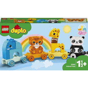 Конструктор LEGO DUPLO My First Поезд с животными 15 деталей (10955)