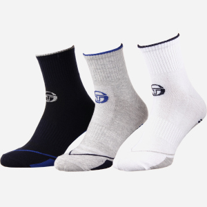 Набір шкарпеток Sergio Tacchini 93241741-2 39-42 3 пари Сірий/Синій (3349600161528) ТОП в Ужгороді