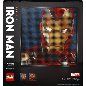 хорошая модель Конструктор LEGO Art 2020 Железный человек Marvel Studio 3167 деталей (31199)