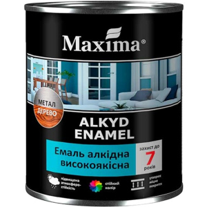 Емаль алкідна високоякісна Maxima 2.3 кг. Горіхова (4823083307424) краща модель в Ужгороді