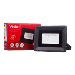 купити Прожектор LED Vestum 20W 1800Лм 6500K 185-265V IP65 (1-VS-3002)