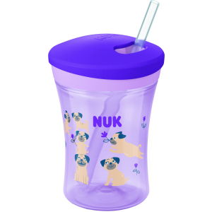 Поильник Nuk Evolution Action Cup 230 мл Фиолетовый (4008600365129) лучшая модель в Ужгороде