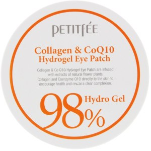 Гидрогелевые патчи для глаз Petitfee Collagen & Co Q10 Hydrogel Eye Patch Коллаген-Коэнзим 60 шт (8809239800458) лучшая модель в Ужгороде