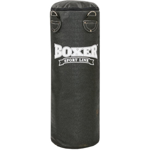 Мішок боксерський Boxer кирза 80 см Чорний (1002-04) краща модель в Ужгороді