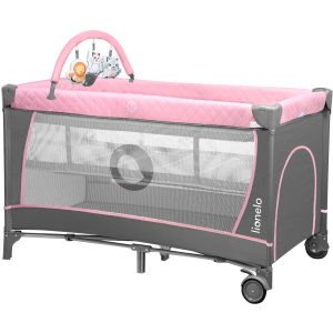 Манеж-кровать Lionelo Flower flamingo (LO.FL01) лучшая модель в Ужгороде