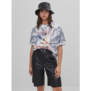 Футболка Bershka 7368/492/810 XS Сіра (SZ07368492810013) в Ужгороді