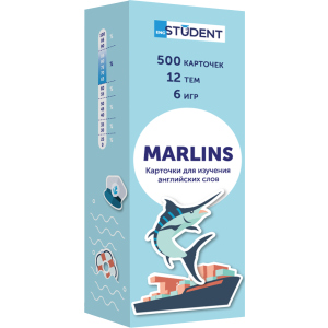 Карточки для изучения английского языка English Student Marlins (9786177702459) ТОП в Ужгороде