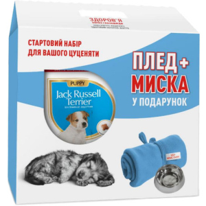 Сухий повнораційний корм Royal Canin Jack Russel Terrier Puppy для цуценят породи Джек Рассел тер'єр до 10 місяців 1.5 кг + плед та миска в подарунок (11_11105) ТОП в Ужгороді