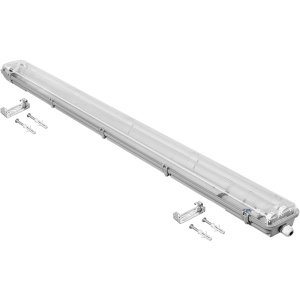 Лінійний світильник DELUX PC7 LED SLIM IP65 G13 під LED лампи 2х1200 мм (90017901) краща модель в Ужгороді