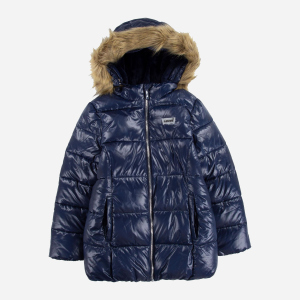 Зимова куртка дитяча Levi's Lvg Fur Puffer 3EB959-B4M 122-128 см Синя (3665115440621) надійний