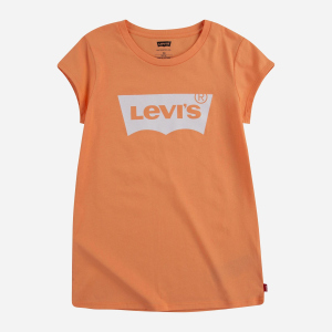 Футболка дитяча Levi's S/S Batwing Tee 4E4234-N3E 140 см Помаранчева (3665115456295)