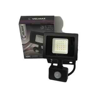 LED прожектор Velmax Датчик руху ІЧ, 20W, 1800Lm, 6200К (4427) в Ужгороді