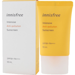 Зволожуючий сонцезахисний крем innisfree Intensive Anti-Pollution Sunscreen SPF50+ PA+ 50 мл (8809612857888) краща модель в Ужгороді