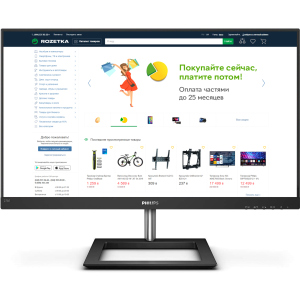 купить Монитор 27" Philips E Line 4K Ultra HD 278E1A /00/01